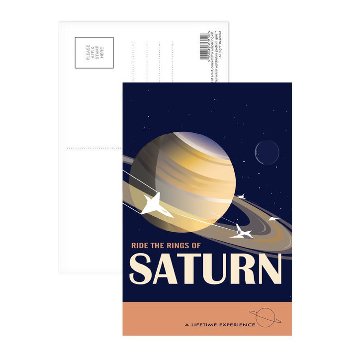 Rings of Saturn - Postcard