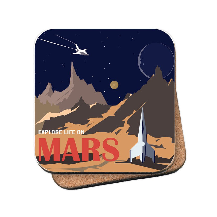 Life on Mars - MDF Coaster