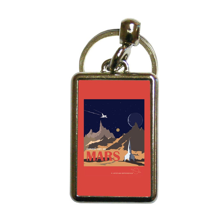 Life on Mars - Metal Keyring