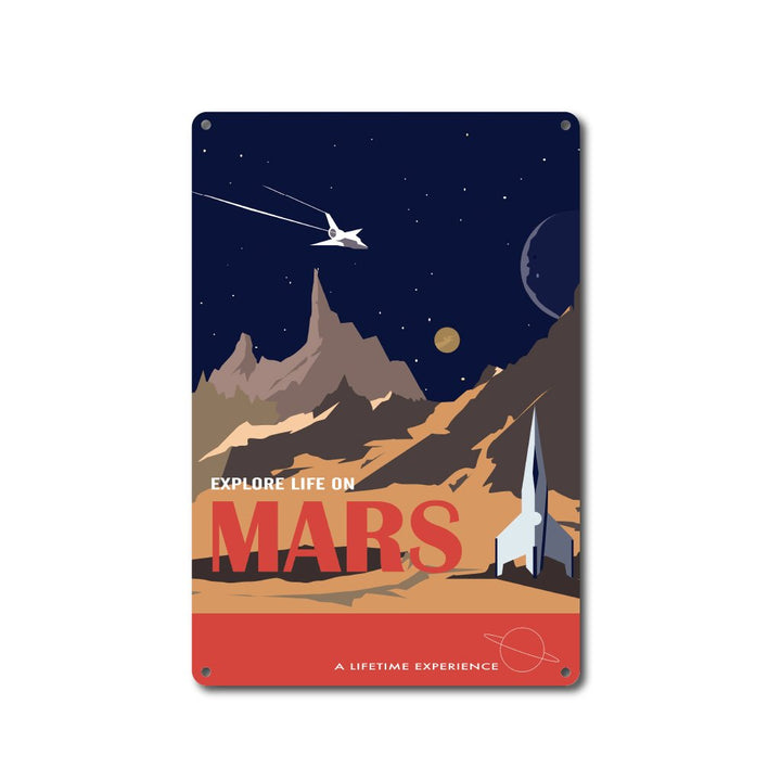 Life on Mars - Metal Sign