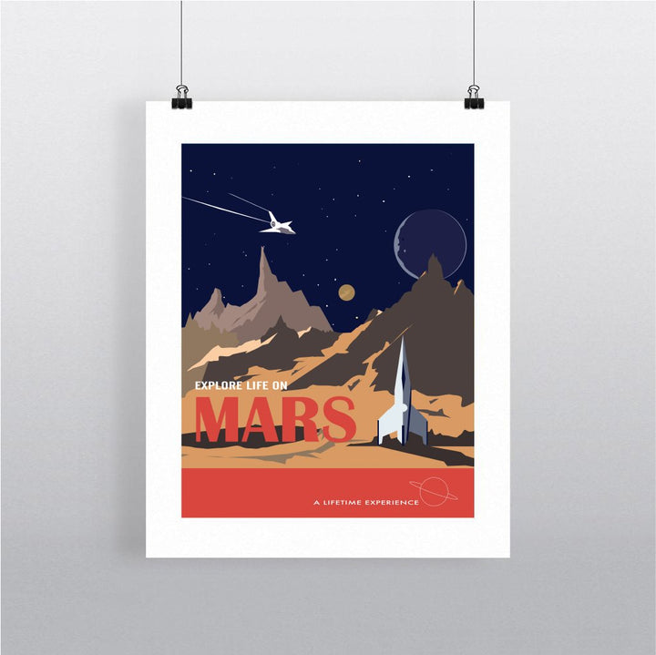 Life on Mars - Framed Print