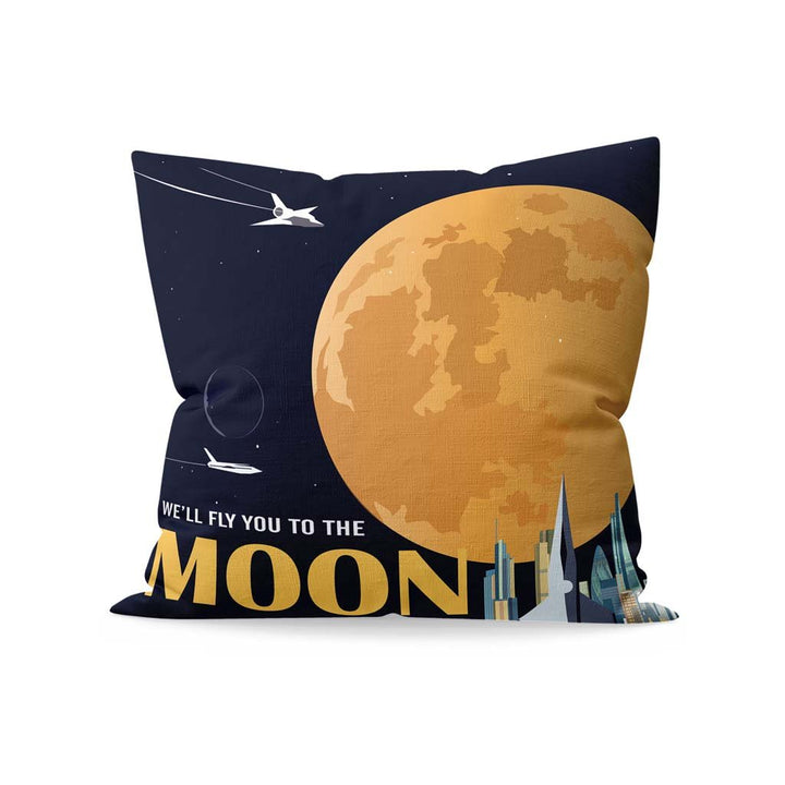 To the Moon - Fibre Filled Cushion