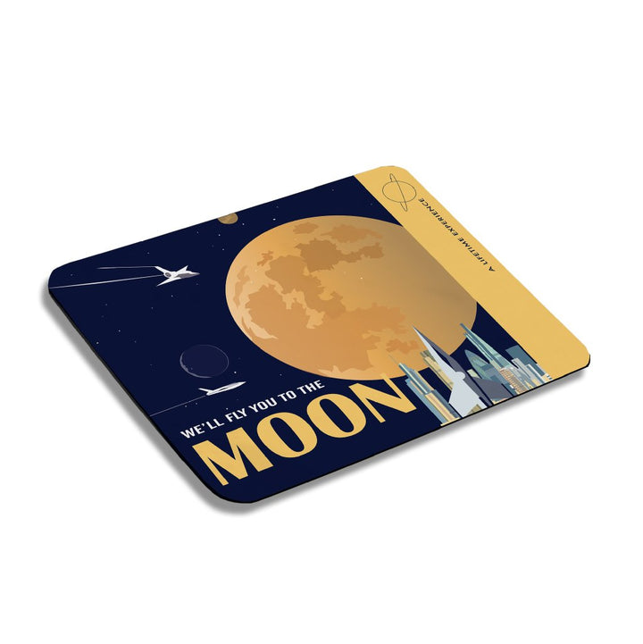 To the Moon - Mouse Mat