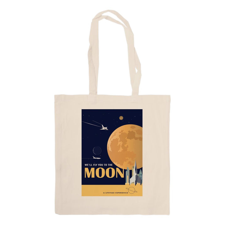 To the Moon - Canvas Tote Bag