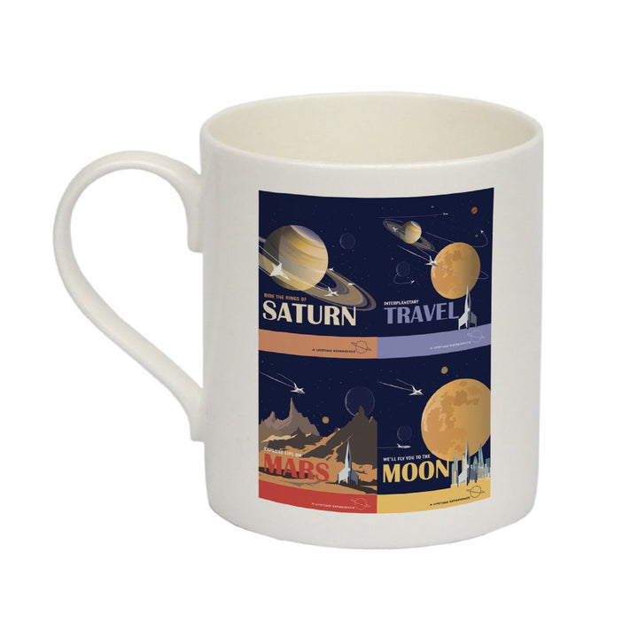 Space Travel - Bone China Mug