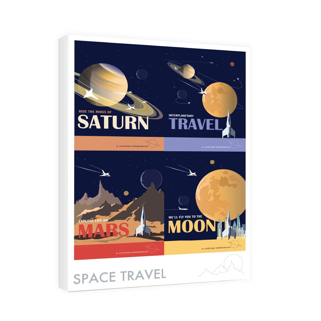 Space Travel - Canvas