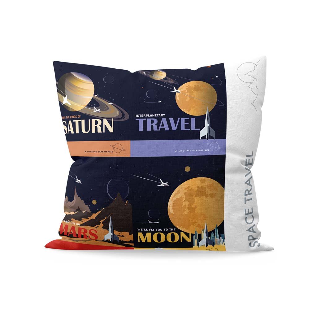 Space Travel - Fibre Filled Cushion