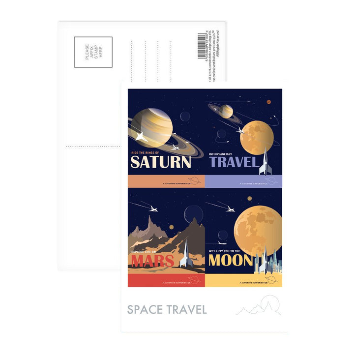 Space Travel - Postcard