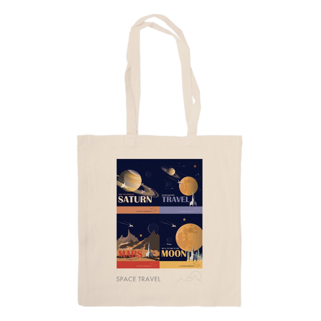 Space Travel - Canvas Tote Bag