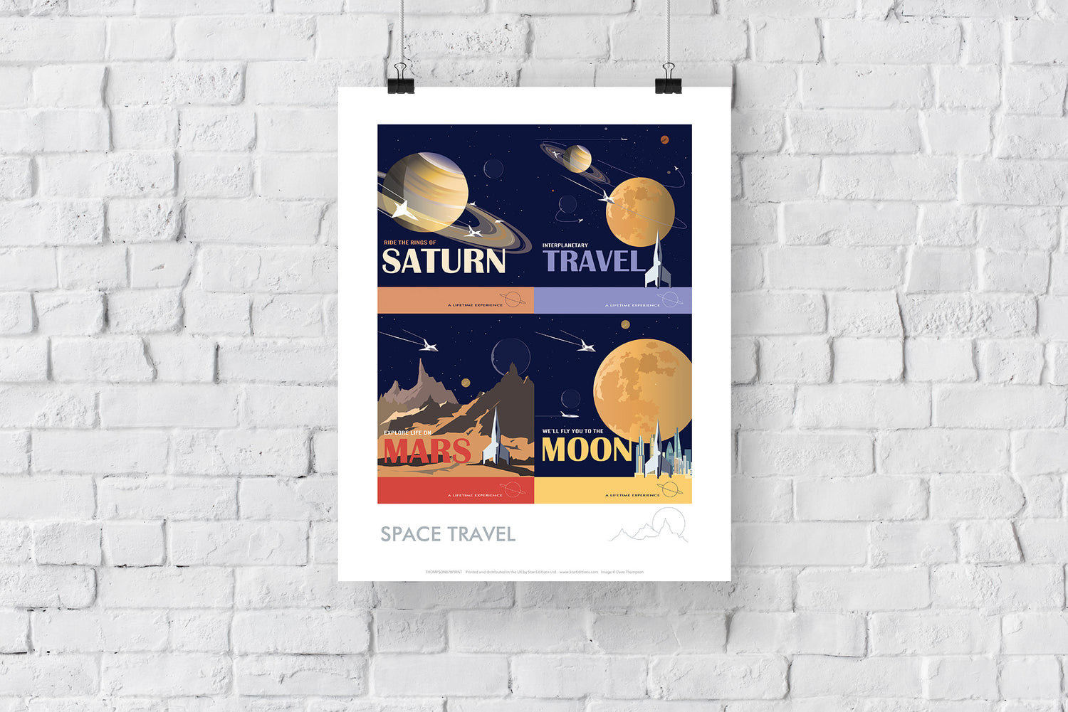 Space Travel - Art Print