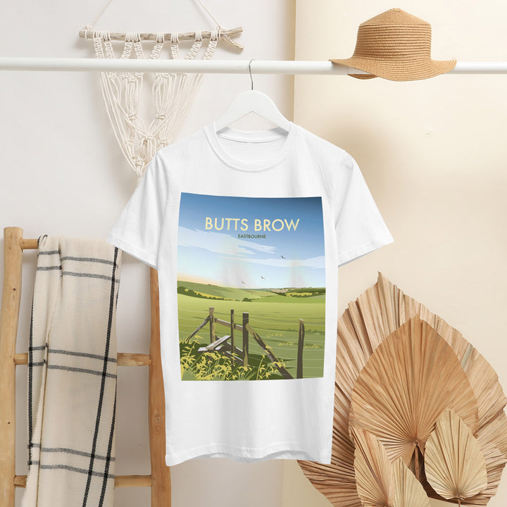 Butts Brow, Eastbourne T-Shirt by Dave Thompson