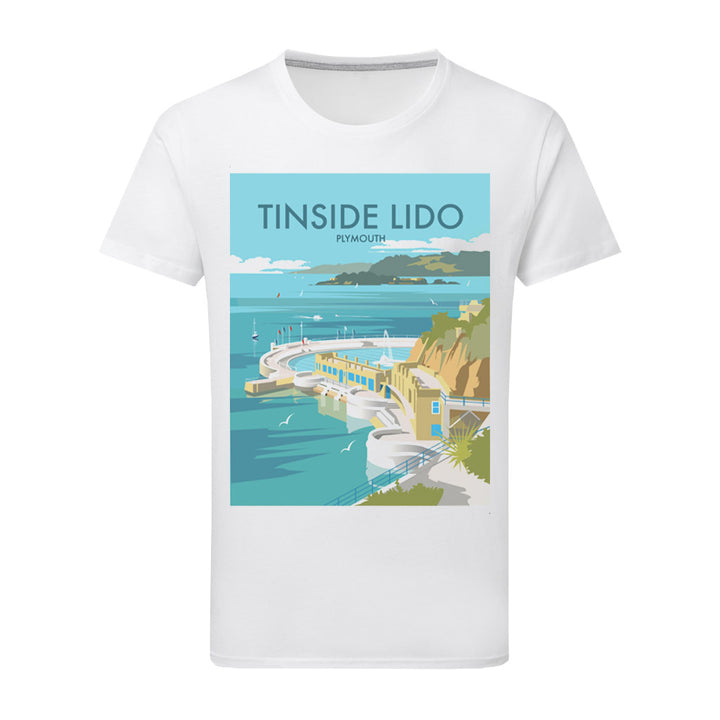Tinside Lido, Plymouth T-Shirt by Dave Thompson