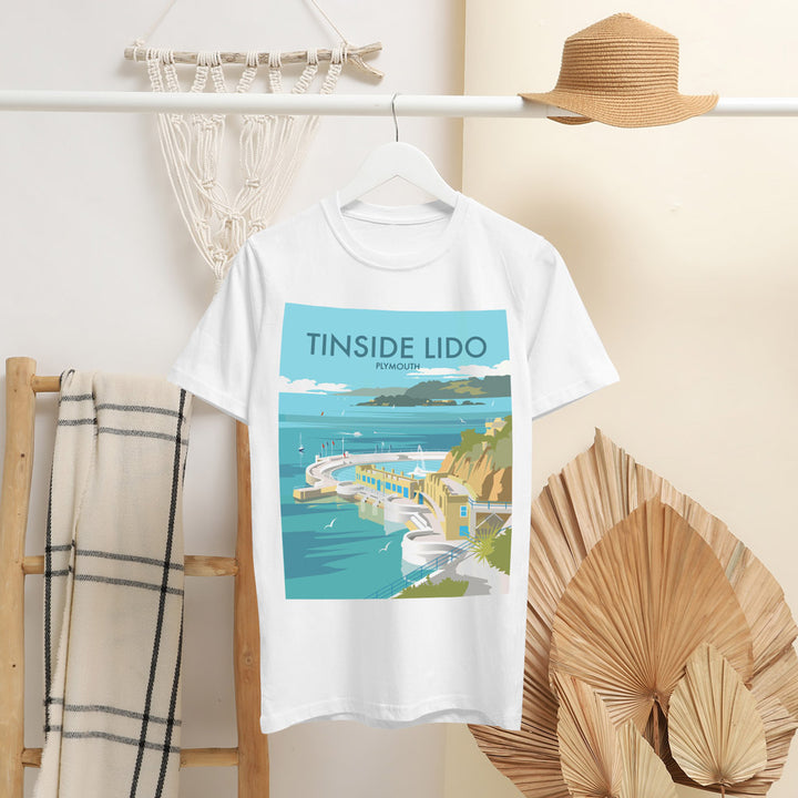 Tinside Lido, Plymouth T-Shirt by Dave Thompson