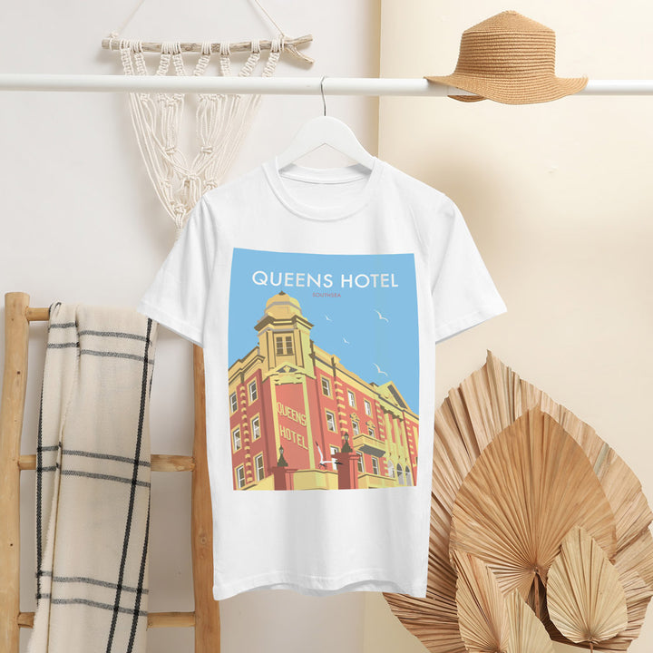 Queens Hotel, Southsea T-Shirt by Dave Thompson