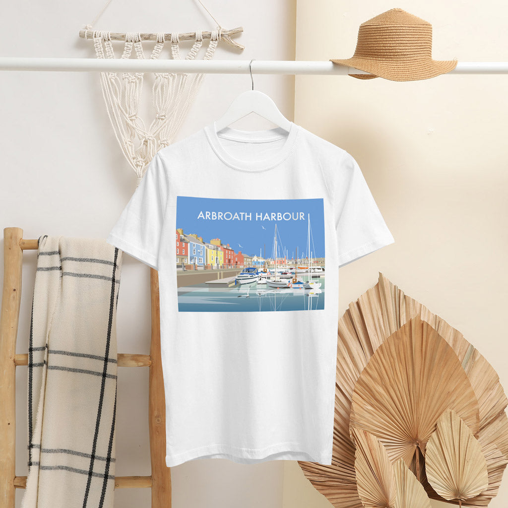 Arbroath Harbour T-Shirt by Dave Thompson