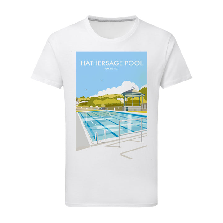 Hathersage Pool, Peak District T-Shirt by Dave Thompson