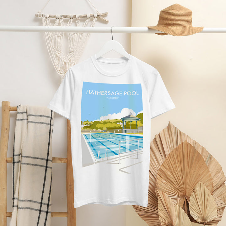 Hathersage Pool, Peak District T-Shirt by Dave Thompson