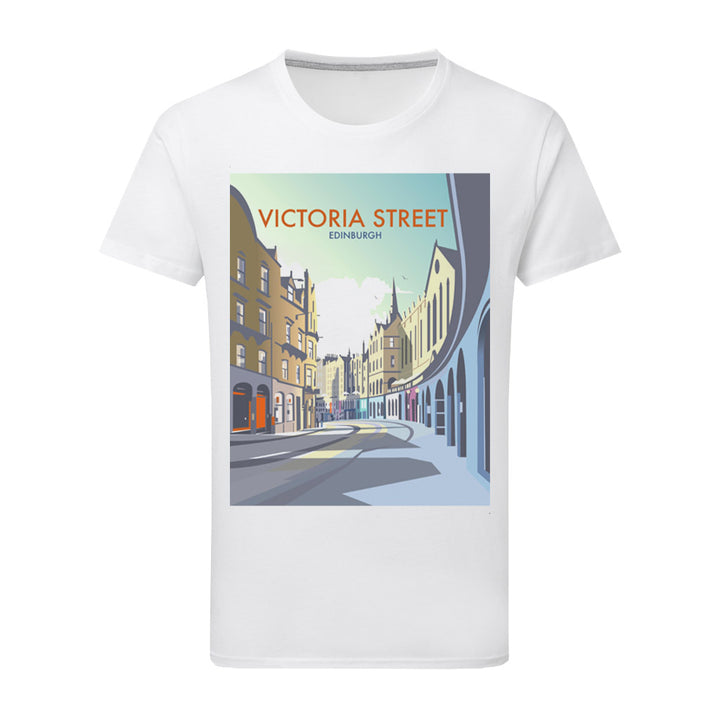 Victoria Street, Edinburgh T-Shirt by Dave Thompson