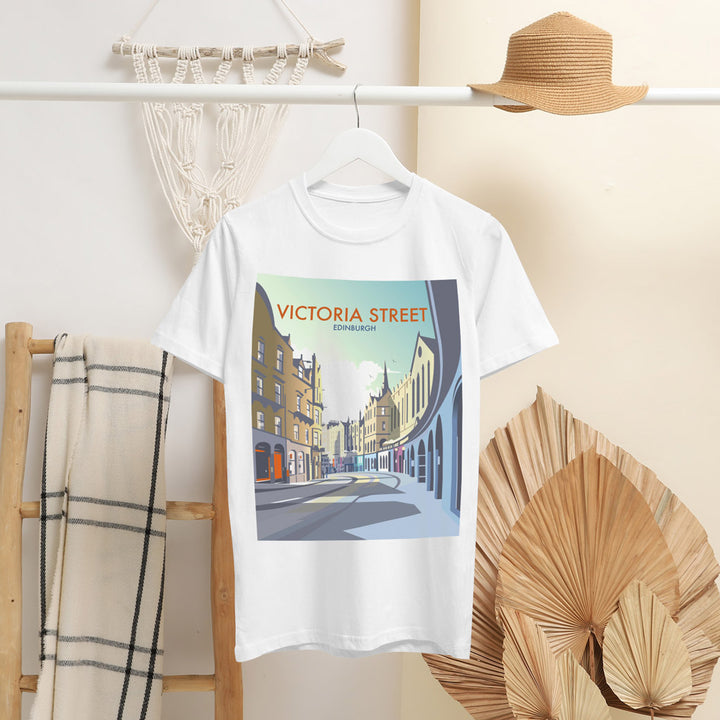 Victoria Street, Edinburgh T-Shirt by Dave Thompson