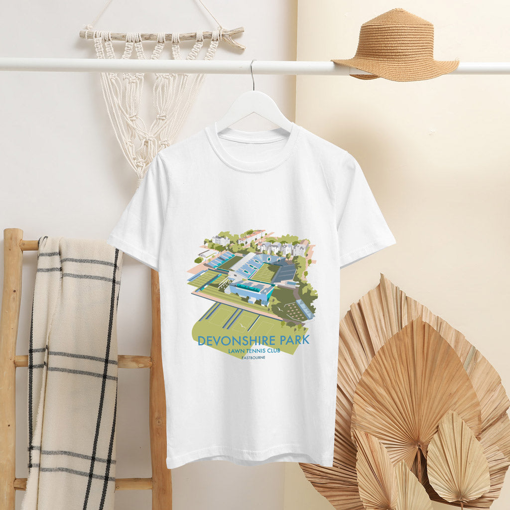 Devonshire Park, Lawn Tennis Club, Eastbourne T-Shirt by Dave Thompson