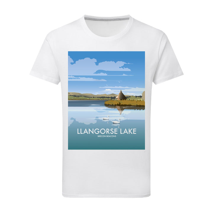 Llangorse Lake T-Shirt by Dave Thompson