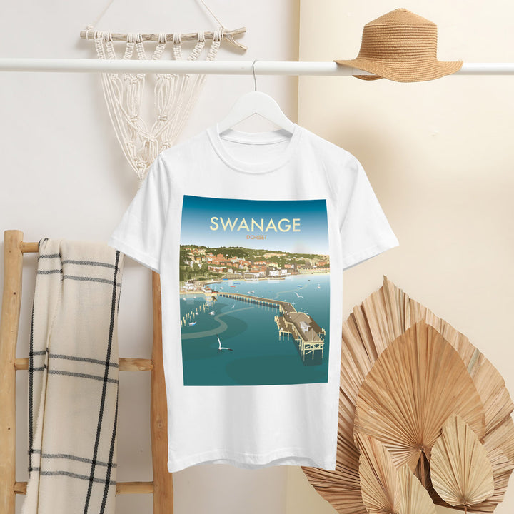 Swanage, Devon T-Shirt by Dave Thompson