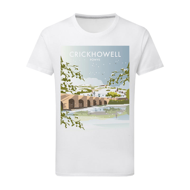 Crickhowell, Powys, Winter T-Shirt by Dave Thompson