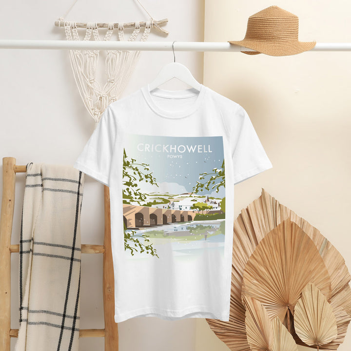 Crickhowell, Powys, Winter T-Shirt by Dave Thompson