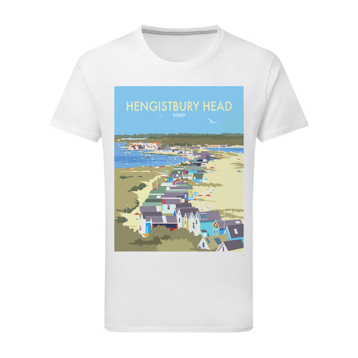 Hengistbury Head, Dorset T-Shirt by Dave Thompson