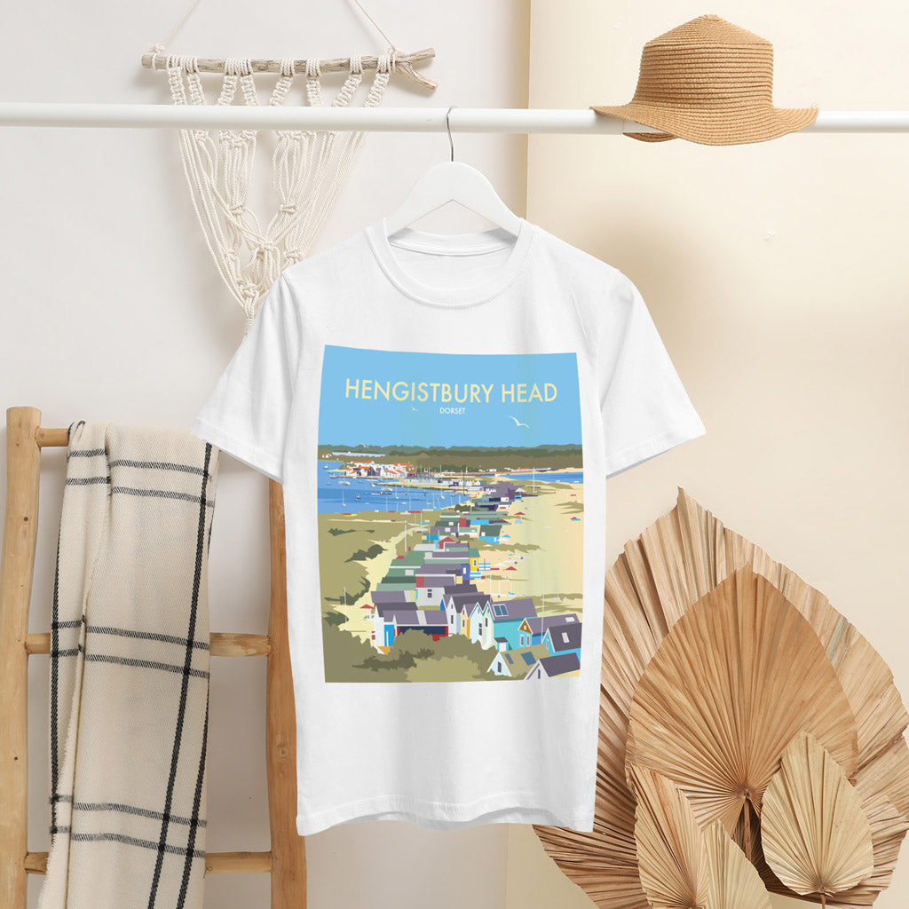 Hengistbury Head, Dorset T-Shirt by Dave Thompson