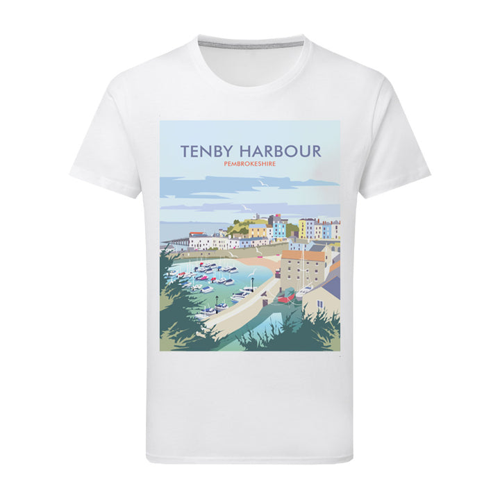 Tenby Harbour T-Shirt by Dave Thompson