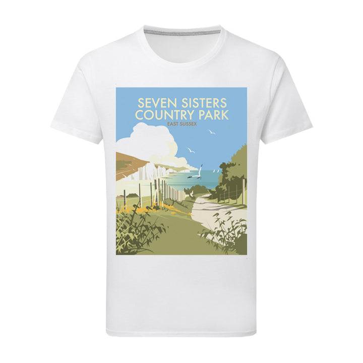 Seven Sisters Country Park T-Shirt by Dave Thompson