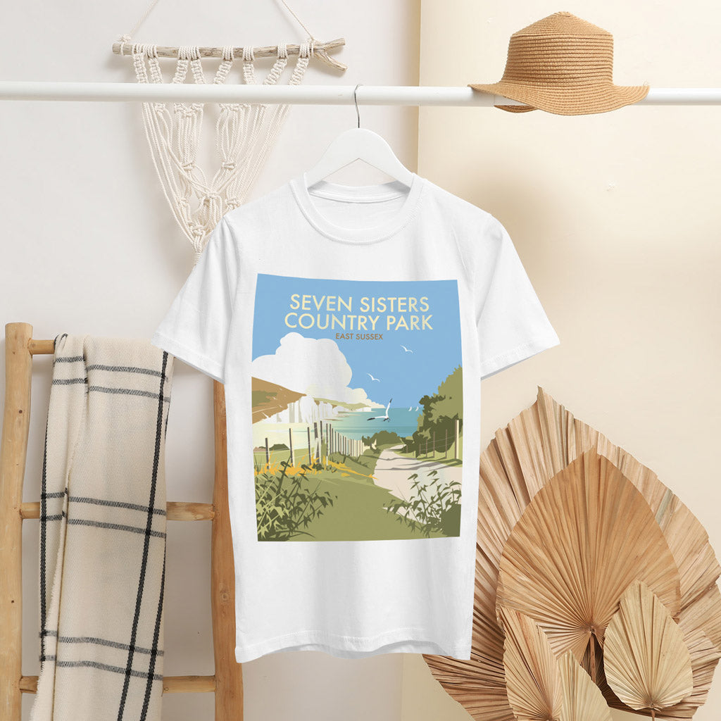 Seven Sisters Country Park T-Shirt by Dave Thompson