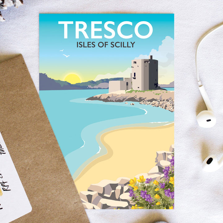 Tresco, Isles of Scilly, Cornwall - Greeting Card 7x5