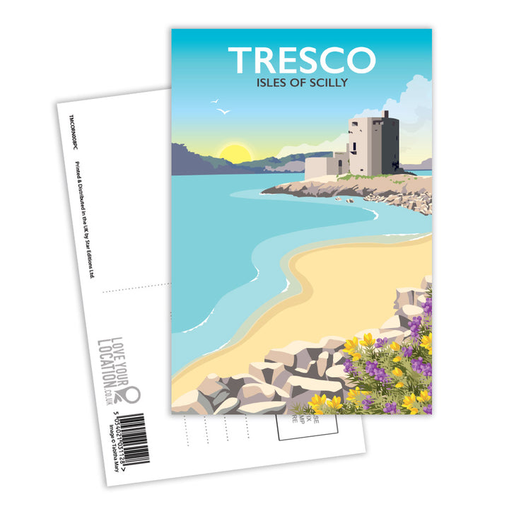 Tresco, Isles of Scilly, Cornwall - Postcard Pack