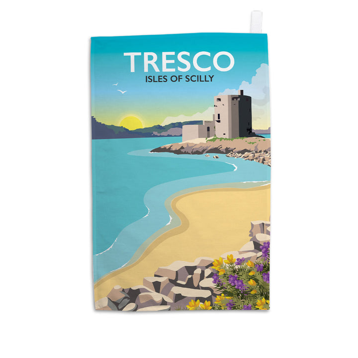 Tresco, Isles of Scilly, Cornwall - Tea Towel
