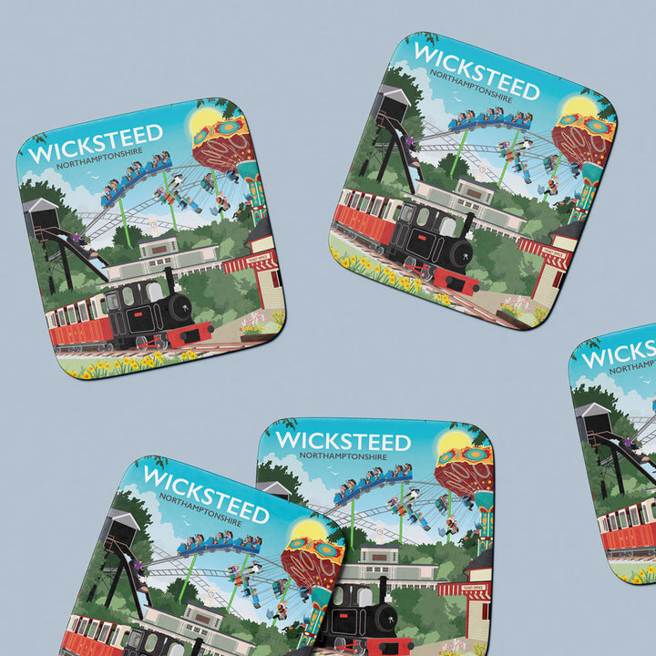 Wicksteed, Northamptonshire - MDF Coaster