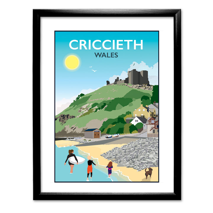 Criccieth, Wales - Art Print