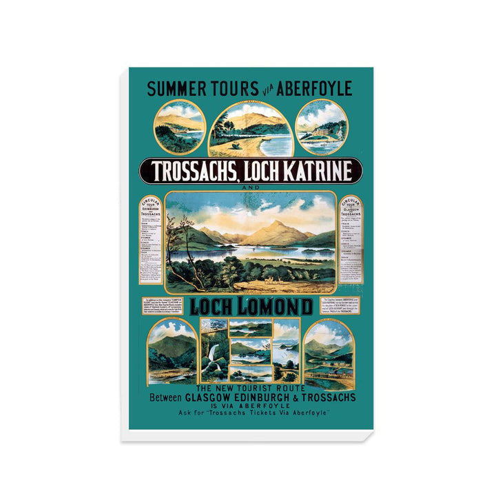 Loch Lomond - Summer Tours via Aberfoyle - Canvas