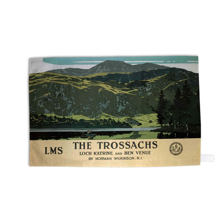 The Trossachs by Norman Wilkinson - Tea Towel