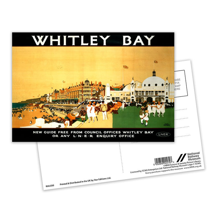 Whitley Bay Postcard Pack of 8