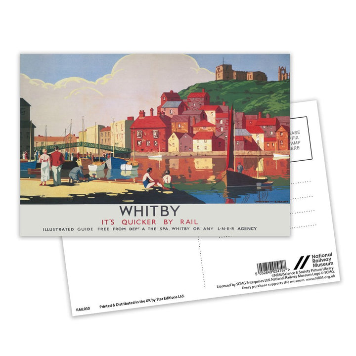 Whitby Postcard Pack of 8