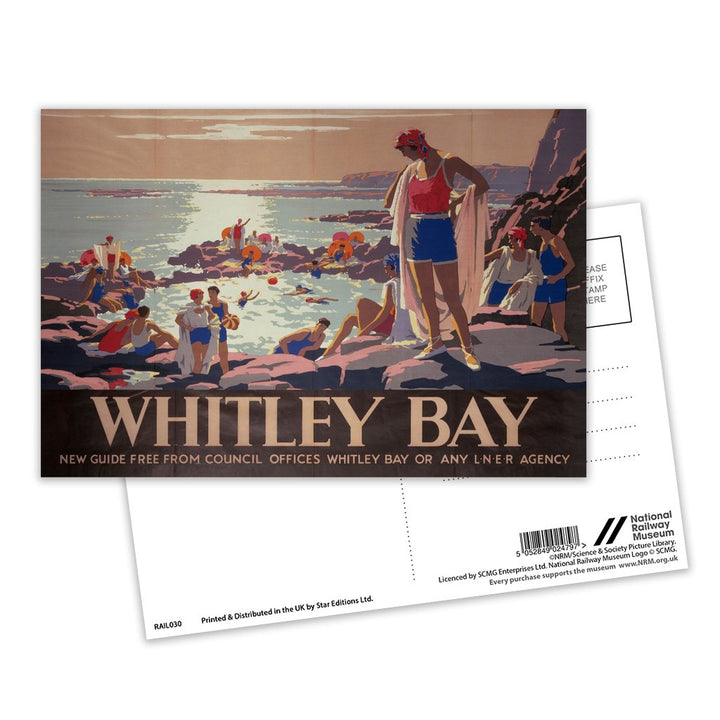 Whitley Bay Postcard Pack of 8