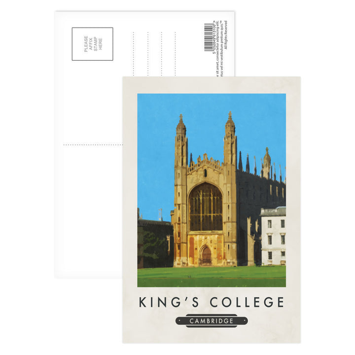 Kings College, Cambridge Postcard Pack