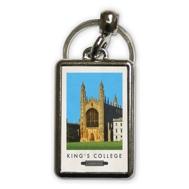 Kings College, Cambridge Metal Keyring