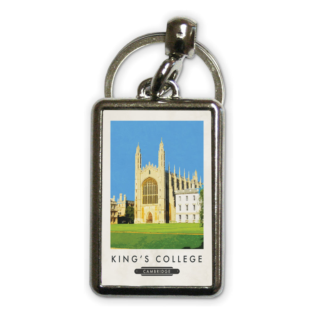 Kings College, Cambridge Metal Keyring