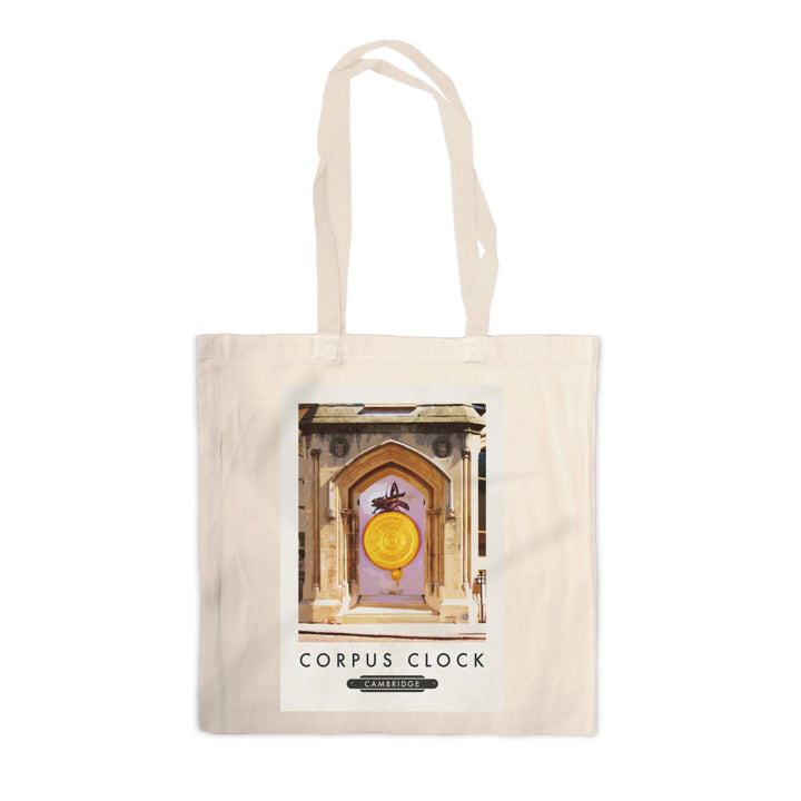 The Corpus Clock, Cambridge Canvas Tote Bag