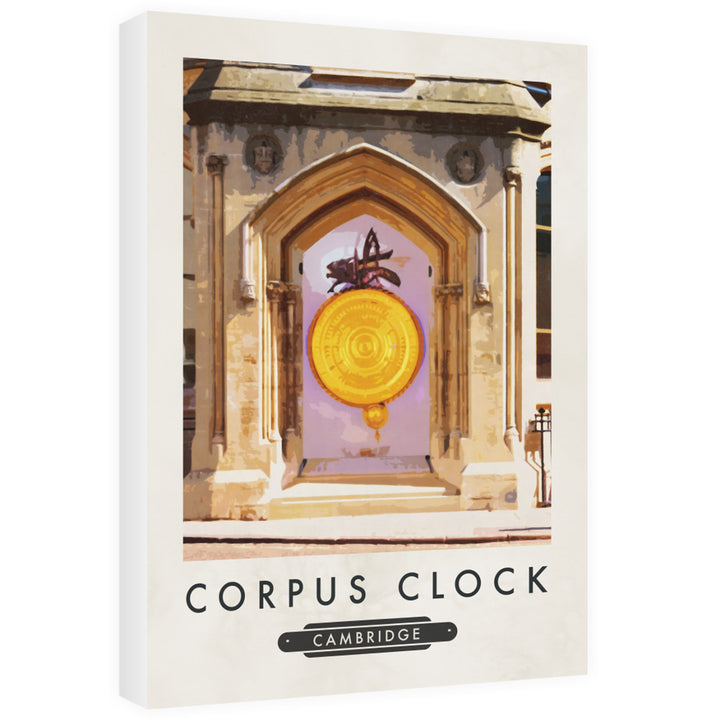 The Corpus Clock, Cambridge 60cm x 80cm Canvas