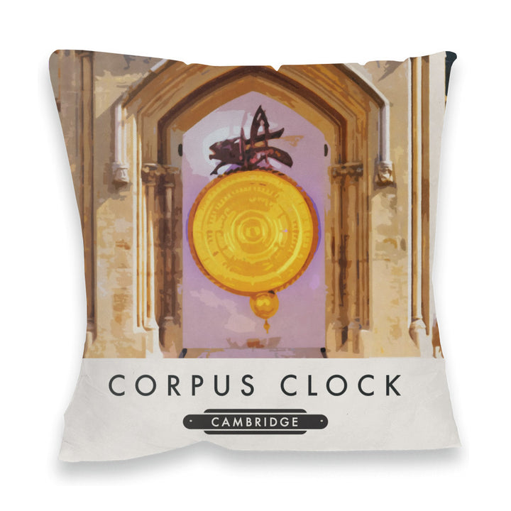 The Corpus Clock, Cambridge Fibre Filled Cushion