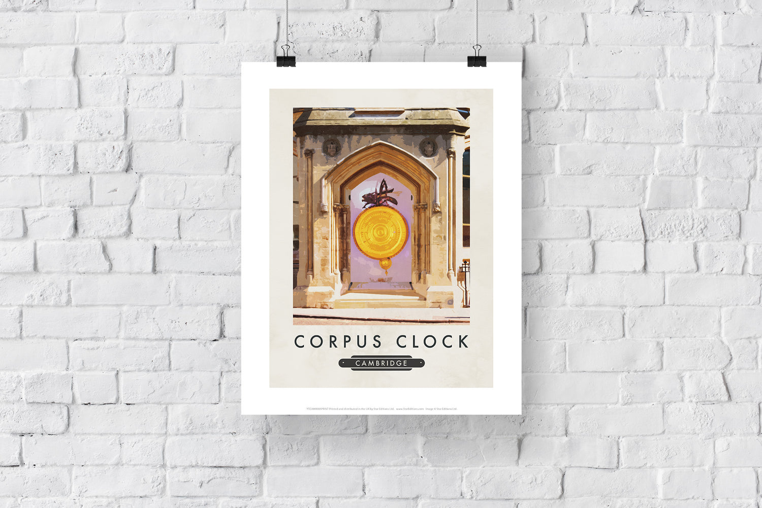 The Corpus Clock, Cambridge - Art Print